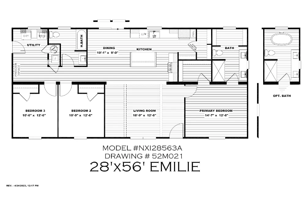 Emilie-28-x-56-Floor-Plan