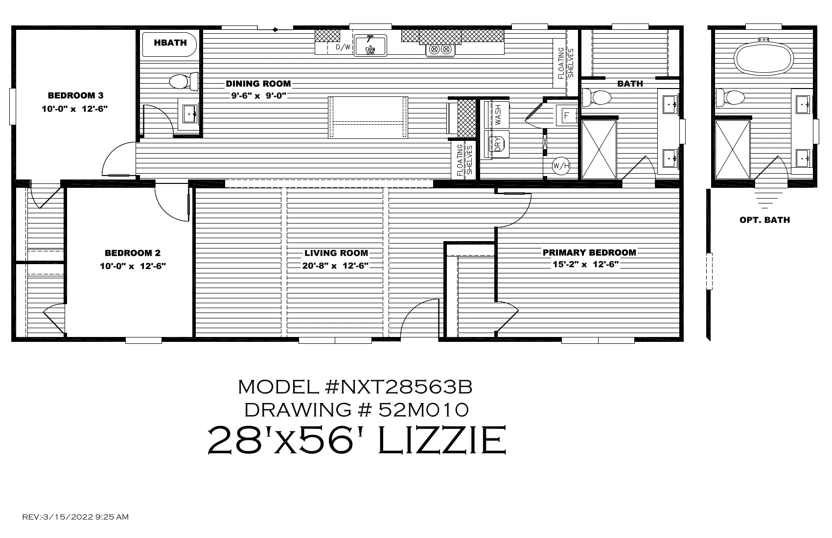 Lizzie-28×56-Floor-Plan